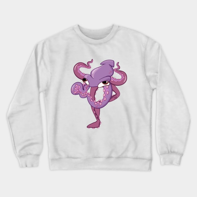 Laughing Squid Crewneck Sweatshirt by ericbdg